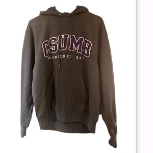 Champion CSUMB Monterey Bay University Hoodie Pullover Long Sleeve Sweatshirt M